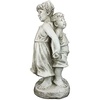 image:imageDesign Toscano Back to Back Brother and Sister Garden Children Statue