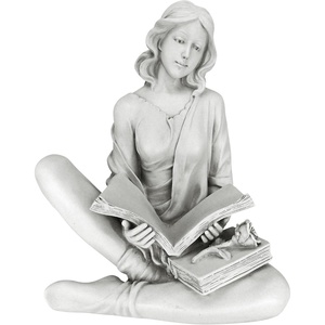 image:imageDesign Toscano Reflection Reader Garden Girl Statue