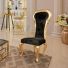 image:imageDesign Toscano Delacroix Ebony Velvet Gilded Side Chair Each