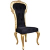 image:imageDesign Toscano Delacroix Ebony Velvet Gilded Side Chair Each