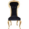image:imageDesign Toscano Delacroix Ebony Velvet Gilded Side Chair Each